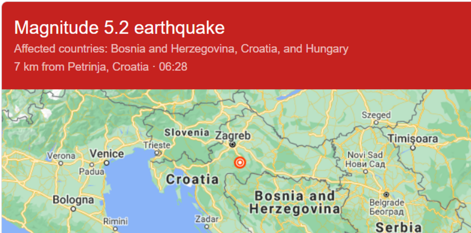 Snažni zemljotresi na Trgovskoj gori - slika 1